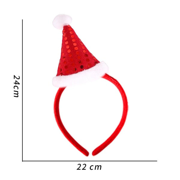 2pcs Christmas Headband Decoration for Kids Adult Cute Santa Elk Xmax Hair Accessories Costume Prop Christmas Decoration 2023 Navidad