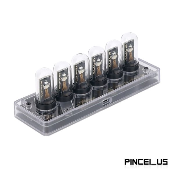 Eleksmaker Elekstube IPS PR2 RGB Nixie Tube Clock with WiFi & Bluetooth Function