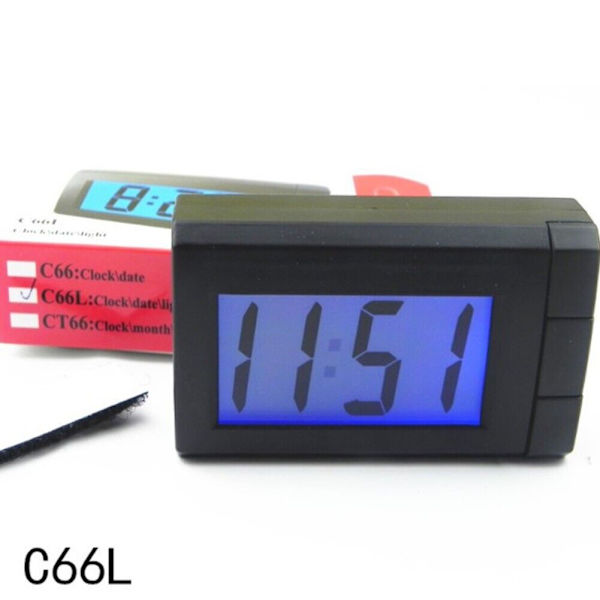 New Useful Car Digital Clock Time Calendar Accessories Replacement Watch Resistance-