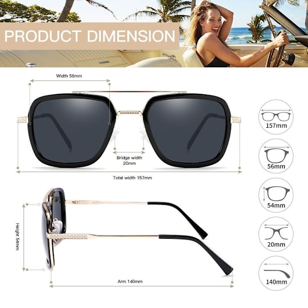Bling Hand-made Rhinestone Pilot Sunglasses Mens Womens Protection Metal Frame C