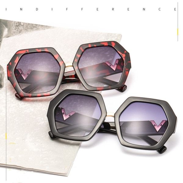 New Fashion Women Irregular Oversized Sunglasses Retro Designer Ladies Sun Glass