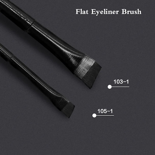 Eye Makeup Brushes Flat Eyebrow Eyeliner Brush Professional Angled Eyes Brow Pincel Maquiagem Make Up Cosmetic Tools