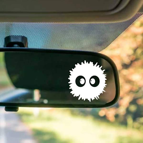 3pcs Funny Ghibli Laputa Susa Ataris Switch Vinyl Sticker Bedroom Decor, Totoro Ghibli Cartoon Laptop Decal Car Rearview Sticker