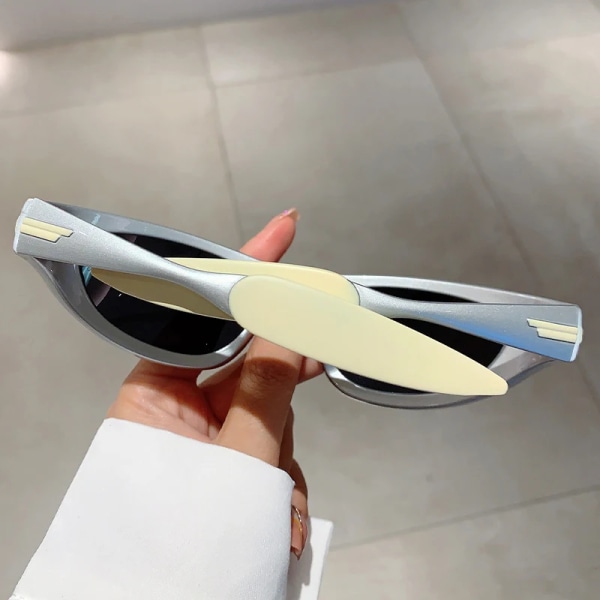 2023 New Y2k Sunglasses Men Fashion Futuristic Mirror Cycling Goggle Eyewear Ins Luxury Brand Designer UV400 Outdoor Sun Glasses