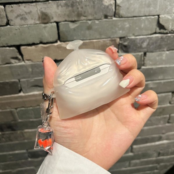 Guldfisk Väska Hörlursfodral Skyddsfodral för AirPods 1 2 3 4 Pro 2nd ✨p AirPods 4 1pcs