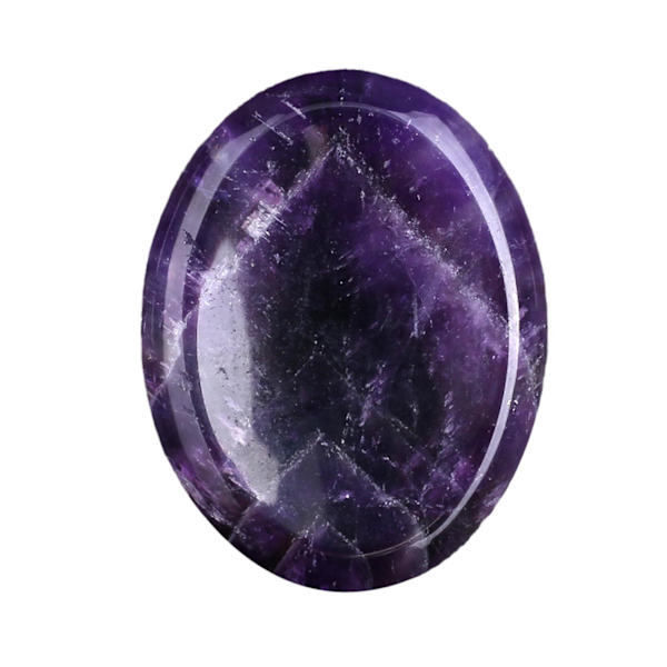 7-Chakra Oro Sten Ädelsten Reiki Anti-ångest Handflata x Sten Kristall UK amethyst One-size