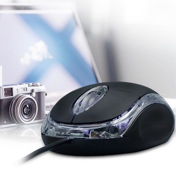USB Trådbunden Optisk Mus med Scrollhjul för Dator PC Laptop 2025