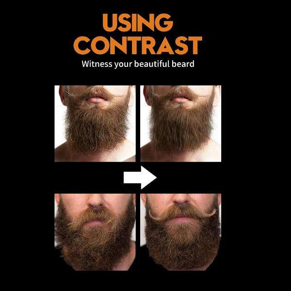 Naturligt skäggbalsam Professionell skäggvårdsprodukt Organisk mustasch whiteA 20g 10pcs