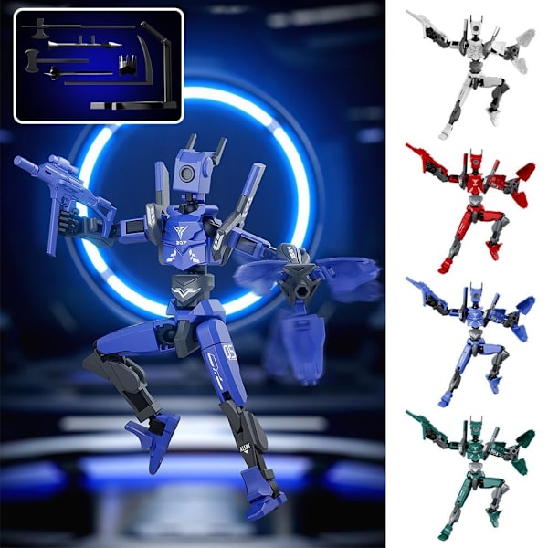 Actionfigur Titan 13 Actionfigur Dummy Lucky 13 Figur Tryckt Multi-ledad Rörlig Nova Y7R5 magnet Red 9 Accessories