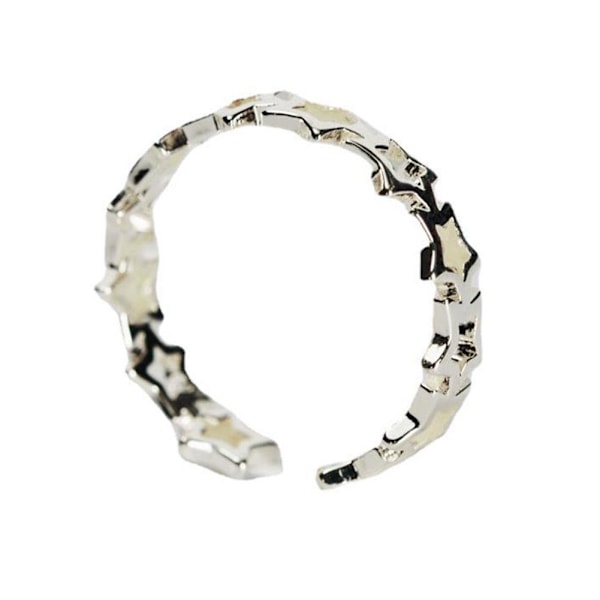Lysande stjärnringar för par med genombruten design ,σ к{ σв κь д{ бθ {ф т^ ]δ ю _η Blue One size
