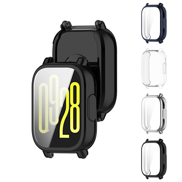 För Redmi Watch 5 Active / 5 Lite Skyddsfodral TPU Vattentätt Klockskydd B1B4 clear  for Watch 5 Lite