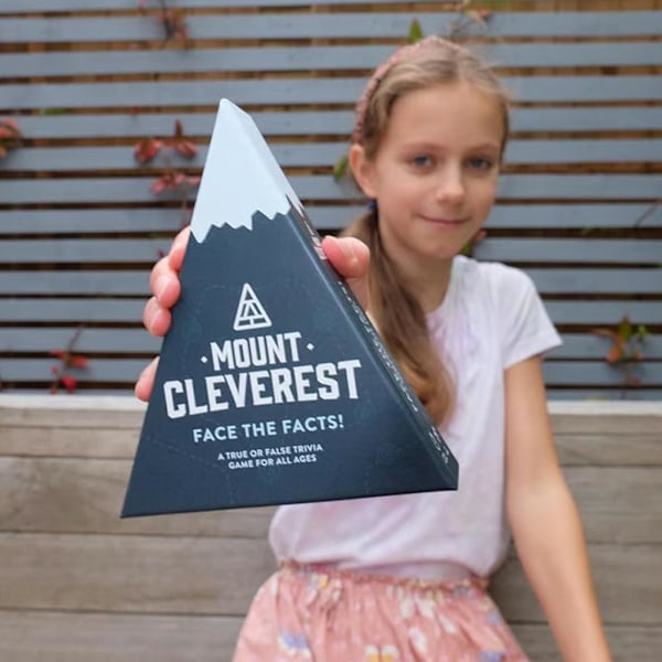 1/2x MOUNT CLEVEREST - Original Edition Kortspel Jul Trivia Rolig Familj F0 BlueA 1pcs