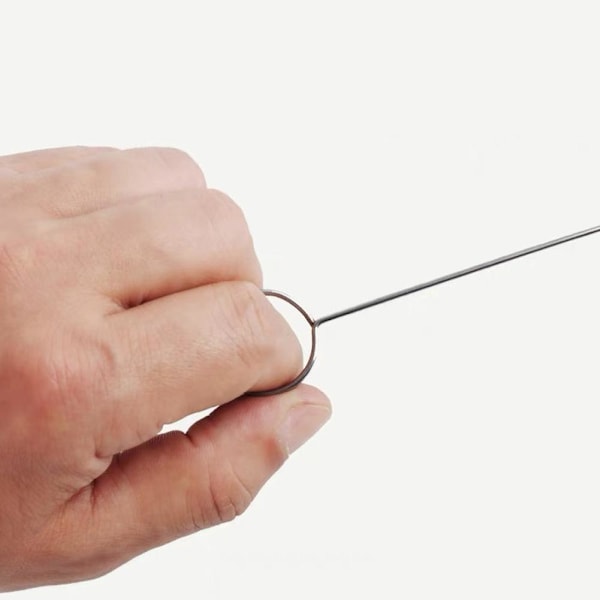 Loop Turner-verktyg för silikonpärlor, nålkrok med tungkrokverktyg. ■д △з short 17.5cm