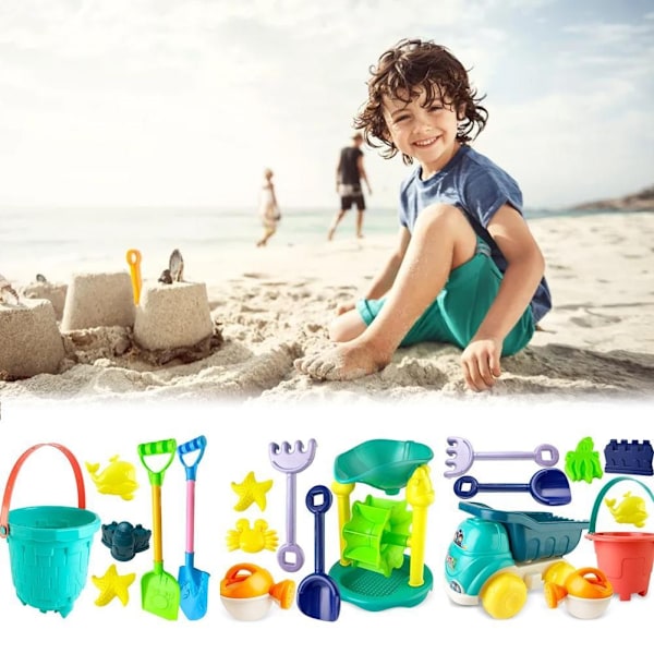 Strandleksaker för barn Hög kvalitet Säker Hållbar Sommar Vattenleksaker Leka Gräva Sand S6i5 C 8PCS 1set