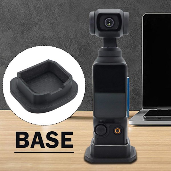 För OSMO Pocket 3 Förstorad Stödbas Fäste Handhållen Gimbal Bas Stabil I6T2