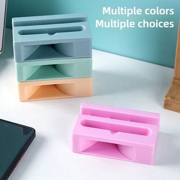 Bärbar Mobiltelefonhållare Ljudförstärkare Högtalare Skrivbord Z3D2 Pink 1pcs