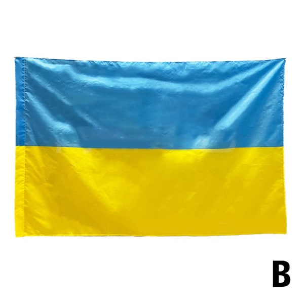 Ukrainsk flagga 5ft x 3ft Flagga Ukrainska nationella Europa 90cm flagga yellowA National emblem