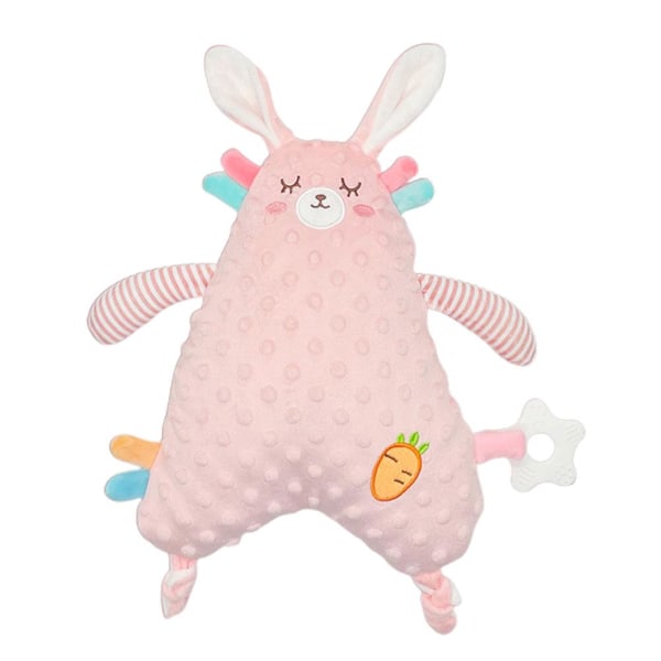 Tecknad Lejon Kanin Plysch Snuttefilt Leksak Sovhandduk Gosedjur Pojkleksaker Plyschdjur Barn Docka T0w5 rabbit 30*20*8cm