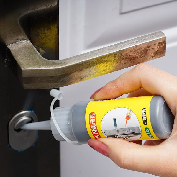 60ml Låscylinder Grafit Smörjmedel Pulver, Grafitpulver Smörjmedel, Dörrlåssmörjning, Grafit Smörjmedel, Snabbtverkande Grafit, Förbättra