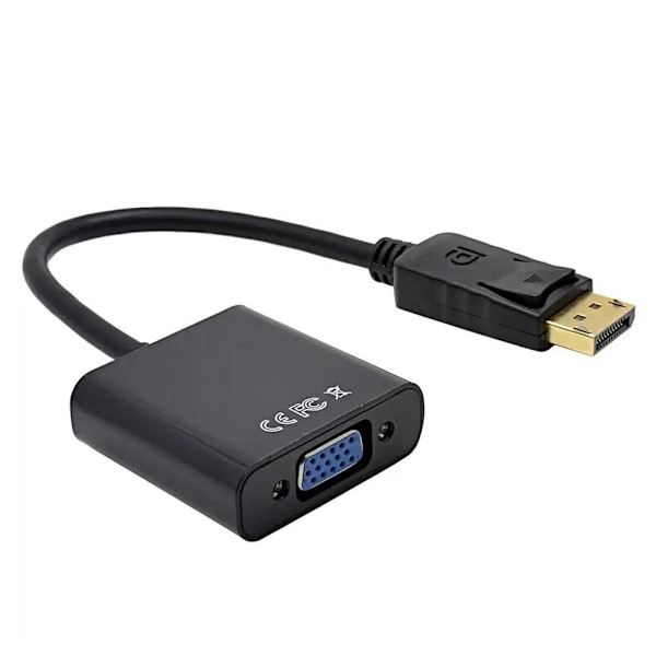 1080P FHD Display Port DP Hane till VGA Hona Konverteringskabel Adapter