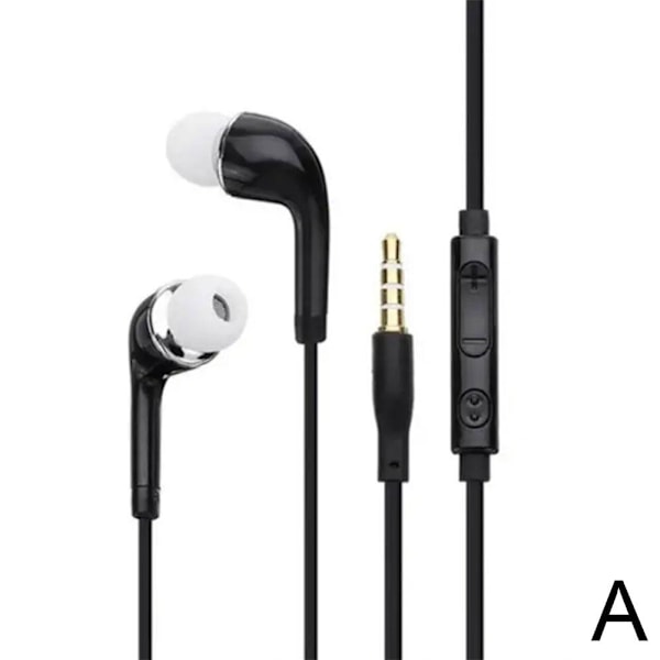 För Galaxy J5 9500 3.5mm In-ear Trådbundet Mikrofon Volym Headset✨w A2M8 D2L5 R9Z1 H3U4 white one size