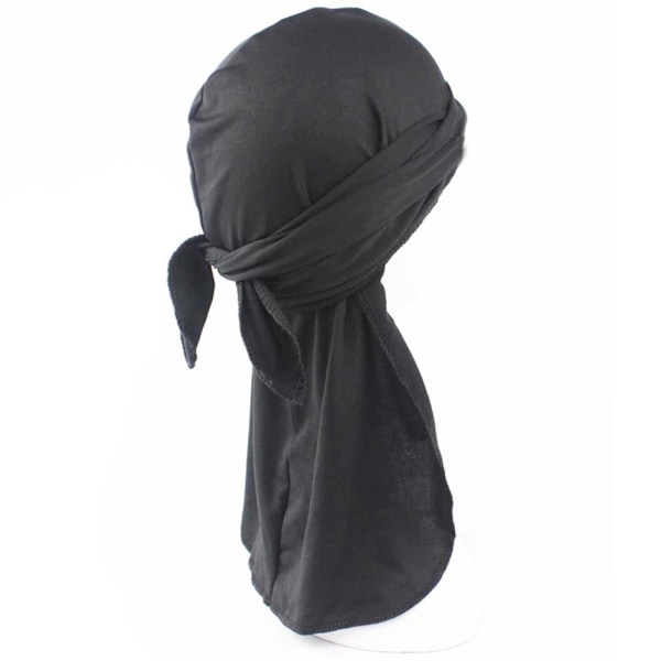 Huvudbandana för män, Durag Bandanna Sports Durag Scarf Head Rap Tie white one-size