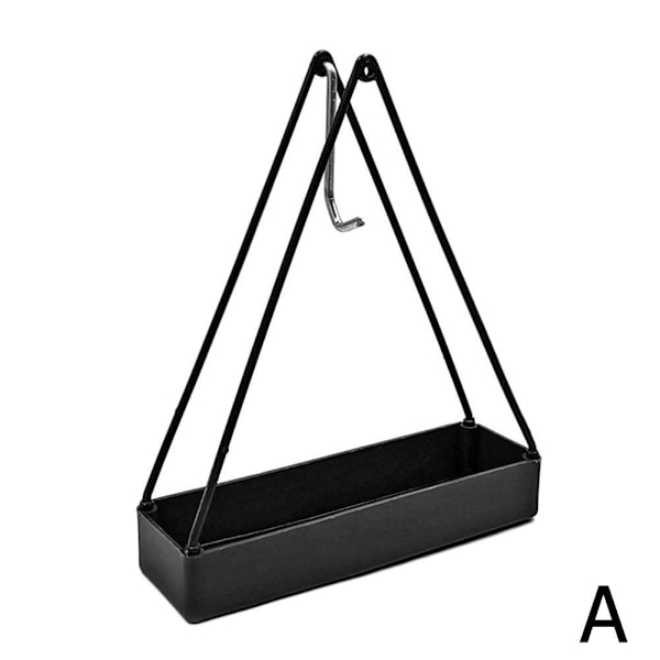 Myggspiralhållare i järn Modern Myggmedelsrökelse black 1pcs