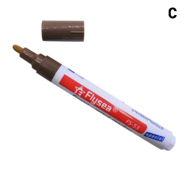 SXRC Grout Pen Beige Kakel färgmarkör, Tile Gap Repair Pen Speci as showD 1pcs