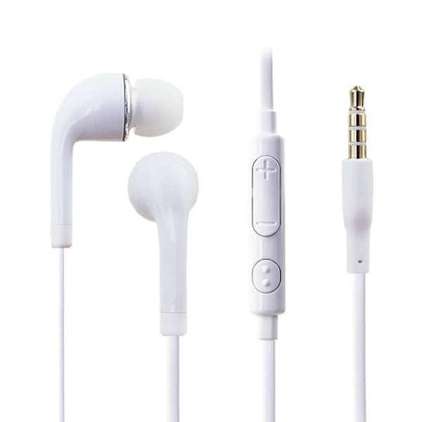 För Galaxy J5 9500 3.5mm In-ear Trådbundet Mikrofon Volym Headset✨w A2M8 D2L5 R9Z1 H3U4 white one size