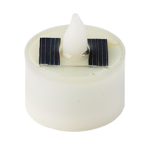 NYA 1/5/10x Solar LED Värmeljus Solcellsljus Trädgård Inom-/Utomhus❃ Warm white One-size