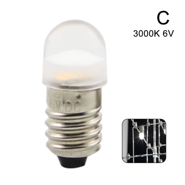 E10 LED Gammal ficklampa Lampa Fackla Cykel Svanssignal Arbetslampa Krig  white 6V 4259 | white 6V | Fyndiq