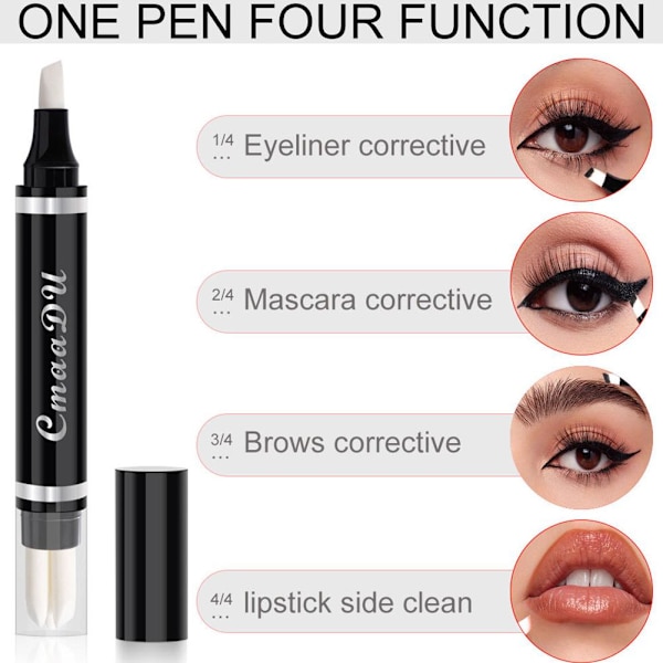1/3/5 st Doribeauty Eyeliner Reparations Makeup Remover Penna F1O3 Mix-ColorA 3.5mL 3pcs