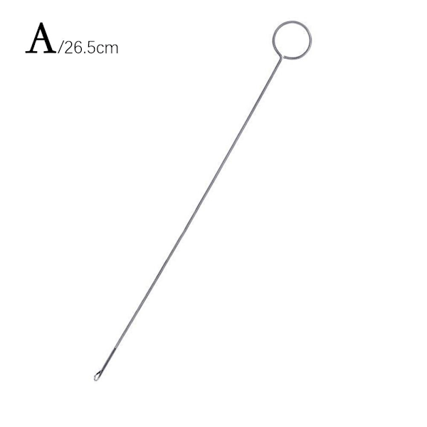 Loop Turner-verktyg för silikonpärlor, nålkrok med tungkrokverktyg. ■д △з short 17.5cm