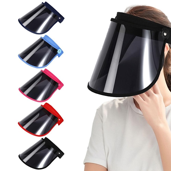 Cykla Med En Tom Hög Hatt Utomhus Solhatt 5 Färger K5v1 Red 1pcs