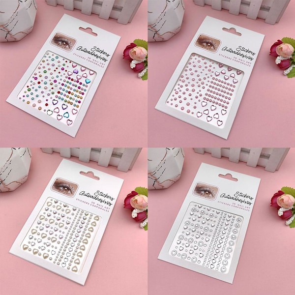 Ögonmakeup Stickers Ansiktsdekoration Pärl Ögonmakeup Lot Z5 C onesize