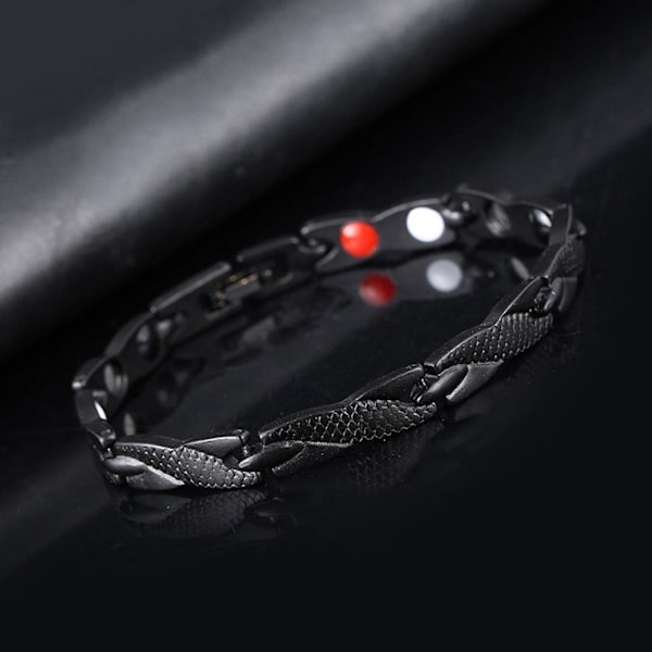 Magnetisk Läknings Terapi Artrit Armband Hälsosam Viktminskning Smärtlindring .ny Golden One size