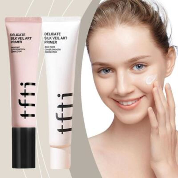 TFIT Delicate Silk Veil Art Primer 30ml 12H Passform & Långvarig K-Beauty. White 1pcs