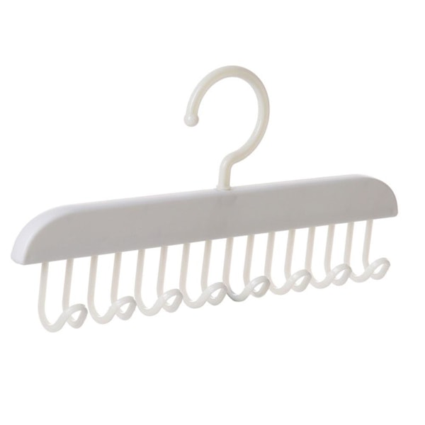 Anti-halk Multi Hook Klädhängare BH-hängare Halsduksorganisatör Krokar Sparar US2024 white 1PC