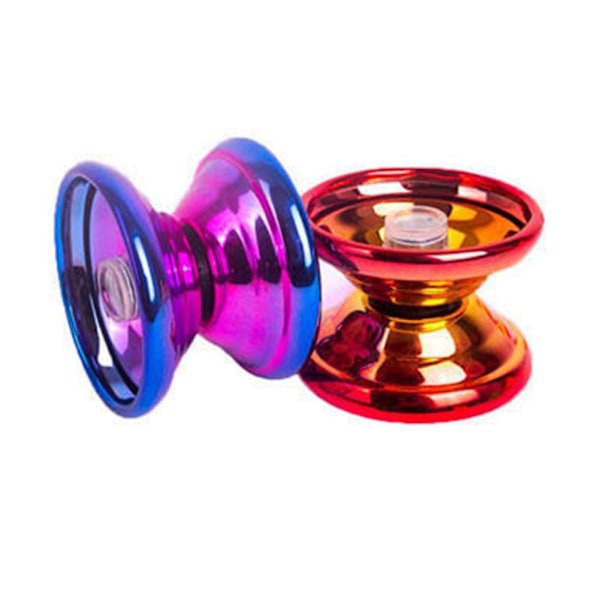 Lila Färgskiftande Legering Metall Jojo Leksak Fancy Jojo Y6O8 red one-size