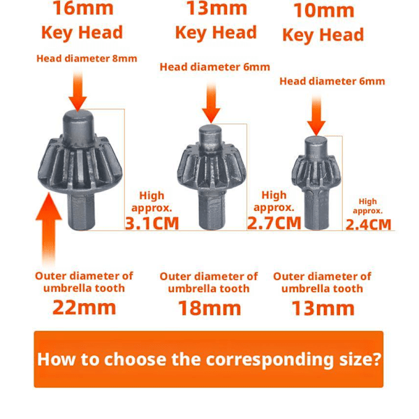 Borrfutter-nyckelsats, 2-i-1 Svart Snabb Spärrborrfutter-nyckel Wrench * 1pcs * 3 * gear 1set