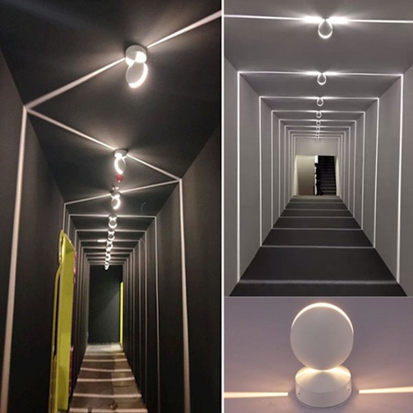 360 graders LED fönsterbräda ljusstråle dörrkarm linje korridor Wa Black White Light one