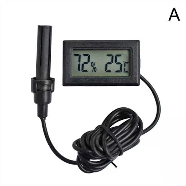 Mini Termo Hygrometer Hygrometer Termometer Luftfuktighet X7V7 Y1U9 white One-size