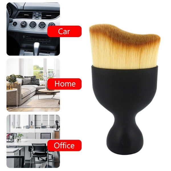 Bil Interiör Rengöring Mjuk Borste Instrumentpanel Springa Damverktyg UK V6G3
