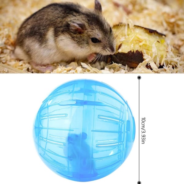 Hamster Träningsboll Transparent Plast 10cm Löparboll För white One-size