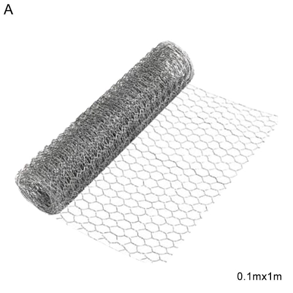 Pessrrtewg Hönsnät, Galvaniserat Hexagonalt Metall Hönsnät, Blomsternät, Fjäderfänät Trådstängsel Arrangemangstråd  whiteC 13.7in×118in