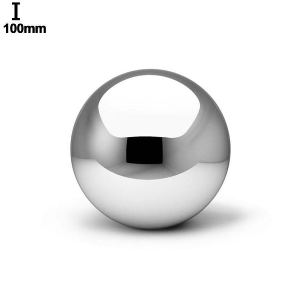 KRONDO Ihålig blickboll i rostfritt stål, reflekterande trädgård Sph silverI One-size 3pcs