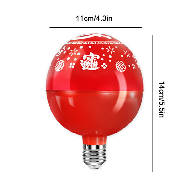 LED RGB E27 Lamp Lampa Festlig Lampa Projektor Auto Roterande Scenljus Lot J7