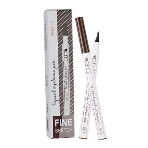 4-punkts Ögonbrynspenna Vattentät Långvarig Flytande Ögonbryn P 3#Dark Grey 5ml