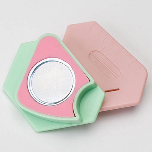 Magnetisk Sömnadsguide för Symaskin, 2024 Ny Polygonal Multifunktionell Sömnadsguide Fållvikare med Skala, Magnet Anti-Slip Grepp Symaskin Green 1pcs