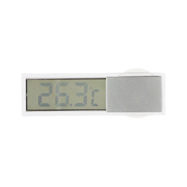 fvituve 2 i 1 Bil Digital Temperaturklocka LCD-skärm C 1pcs